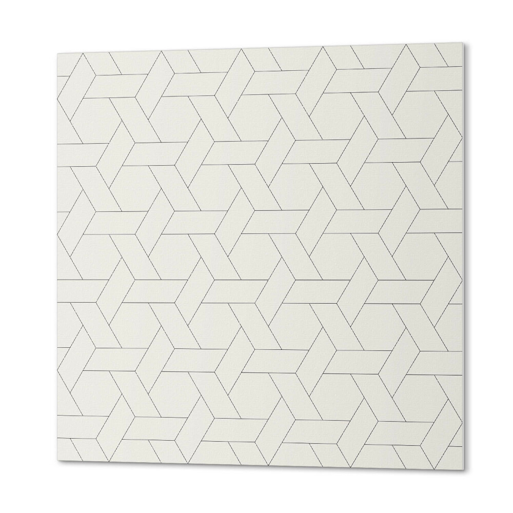 Panel dekoracyjny kwadratowy Geometryczny wzór heksagonalny