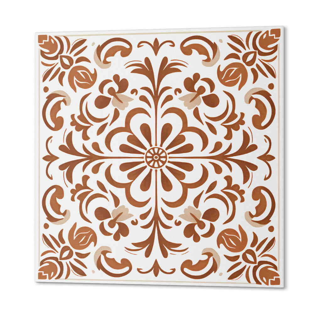 Panel samoprzylepny kwadratowy Ornamentalny wzór kwiatowy