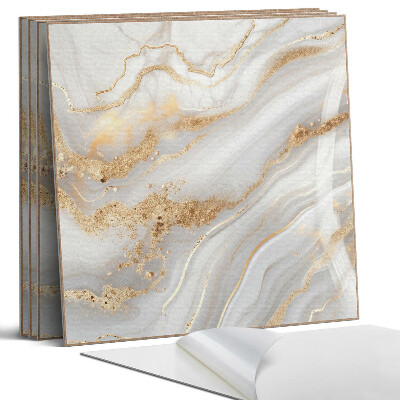 Panel dekoracyjny kwadratowy Abstrakcyjne fale z detalami