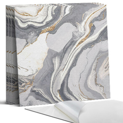 Panel samoprzylepny kwadratowy Abstrakcyjne fale i żyłki