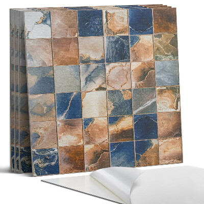 Panel samoprzylepny kwadratowy Mozaika z kamiennymi wzorami