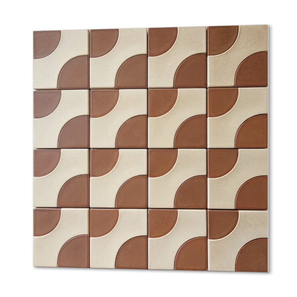 Panel samoprzylepny kwadratowy Geometryczne płytki w wzory