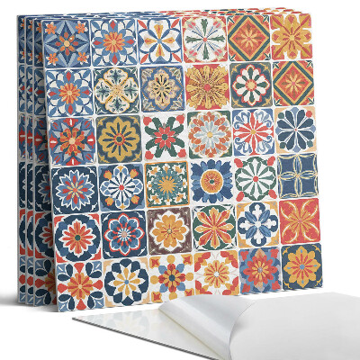 Panel ścienny pcv Wzory mozaikowych płytek