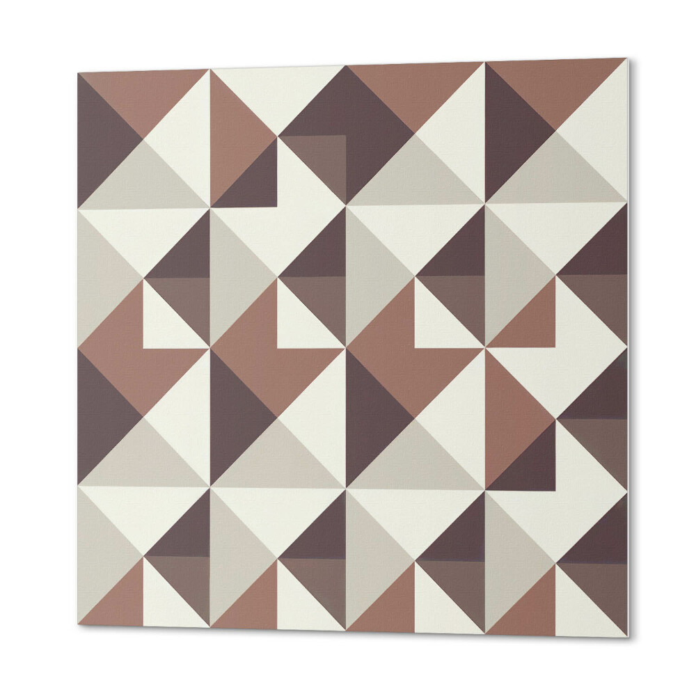 Panel samoprzylepny kwadratowy Wzór geometryczny z trójkątami