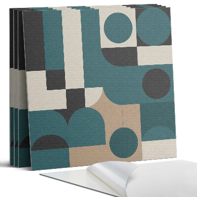 Panel dekoracyjny kwadratowy Abstrakcyjne kształty i formy