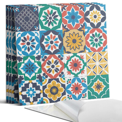 Panel ścienny pcv Wzory mozaikowe w układzie