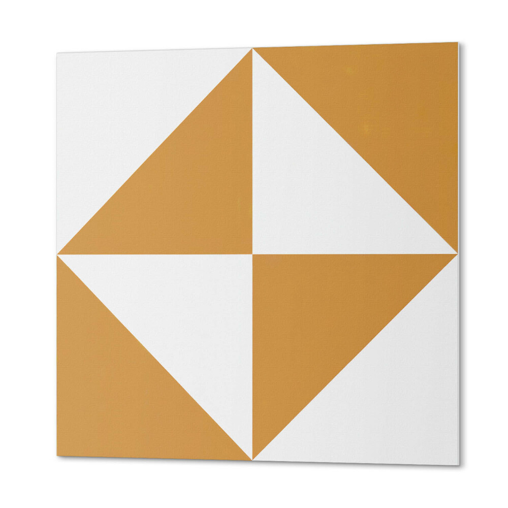 Panel ścienny pcv Geometryczne trójkąty w kwadratach