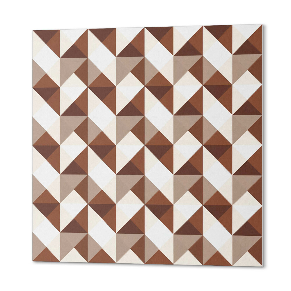 Panel samoprzylepny kwadratowy Geometryczny wzór trójkątów