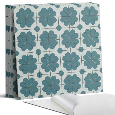 Panel dekoracyjny kwadratowy Kwiatowe wzory w układzie