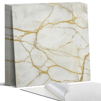 Panel dekoracyjny kwadratowy Elegancki marmur z żyłkami