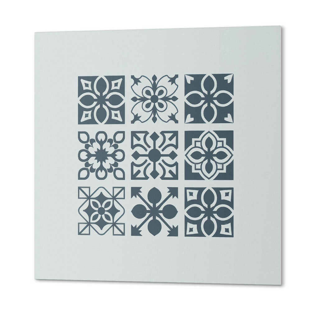 Panel samoprzylepny kwadratowy Wzory geometryczne w kwadratach