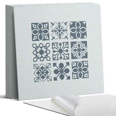 Panel samoprzylepny kwadratowy Wzory geometryczne w kwadratach