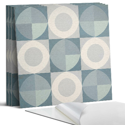 Panel dekoracyjny kwadratowy Geometria okręgów i kształtów