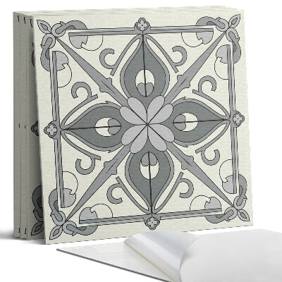 Panel ścienny pcv Wzór kwiatowy z symetrią