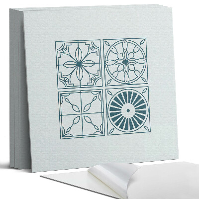 Panel samoprzylepny kwadratowy Geometryczne wzory kafli