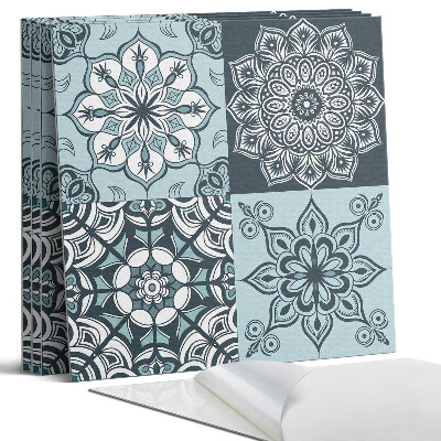 Panel dekoracyjny kwadratowy Wzory mandali w siatce