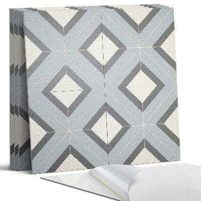 Panel samoprzylepny kwadratowy Geometria w pastelach