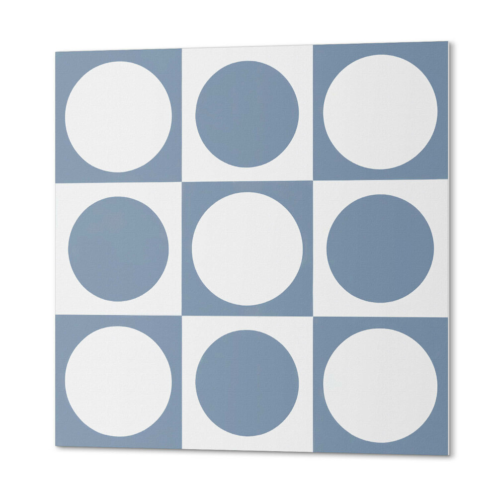 Panel samoprzylepny kwadratowy Geometryczne okręgi w siatce