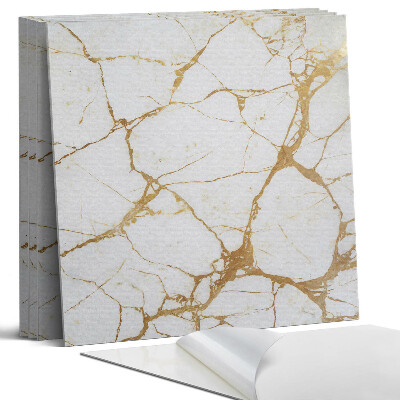 Panel dekoracyjny kwadratowy Elegancki marmur z żyłkami