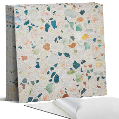 Panel samoprzylepny kwadratowy Wzór mozaiki kamiennej