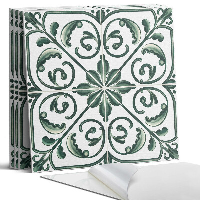 Panel dekoracyjny kwadratowy Wzór roślinny z ornamentami