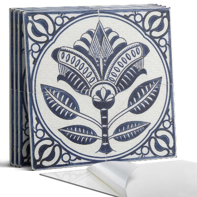 Panel ścienny pcv Kwiatowy wzór ceramiczny