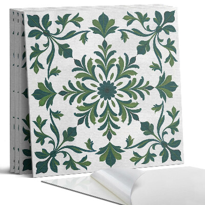 Panel dekoracyjny kwadratowy Wzór roślinny z ornamentami