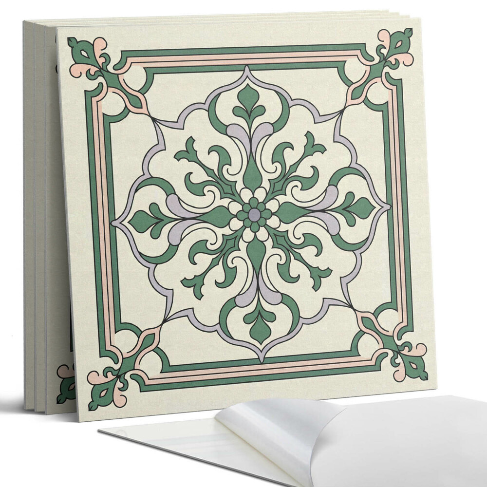 Panel ścienny pcv Wzór kwiatowy z ornamentami