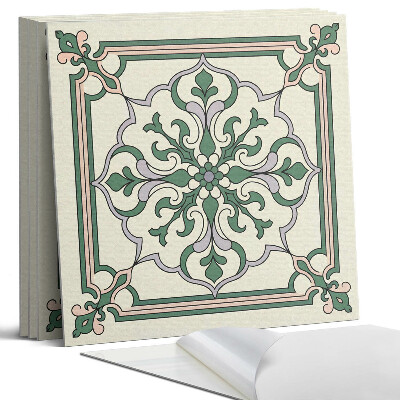 Panel ścienny pcv Wzór kwiatowy z ornamentami