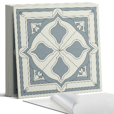 Panel ścienny pcv Wzór kwiatowy na płytkach