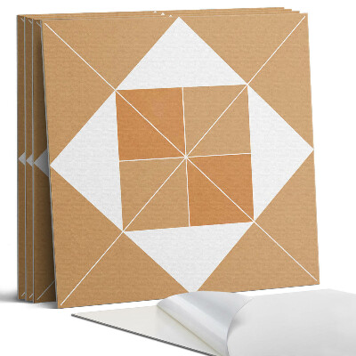 Panel samoprzylepny kwadratowy Geometria w odcieniach