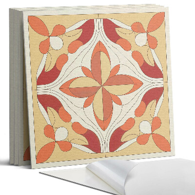 Panel dekoracyjny kwadratowy Abstrakcyjny wzór kwiatowy
