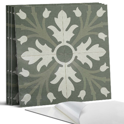 Panel ścienny pcv Wzór roślinny na płytkach