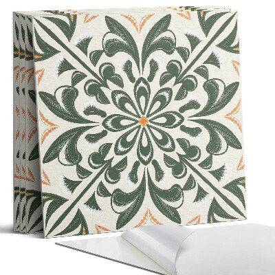 Panel ścienny pcv Wzór kwiatowy z liśćmi