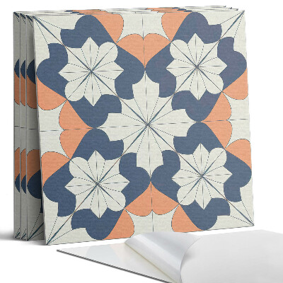 Panel ścienny pcv Geometryczny wzór kwiatowy