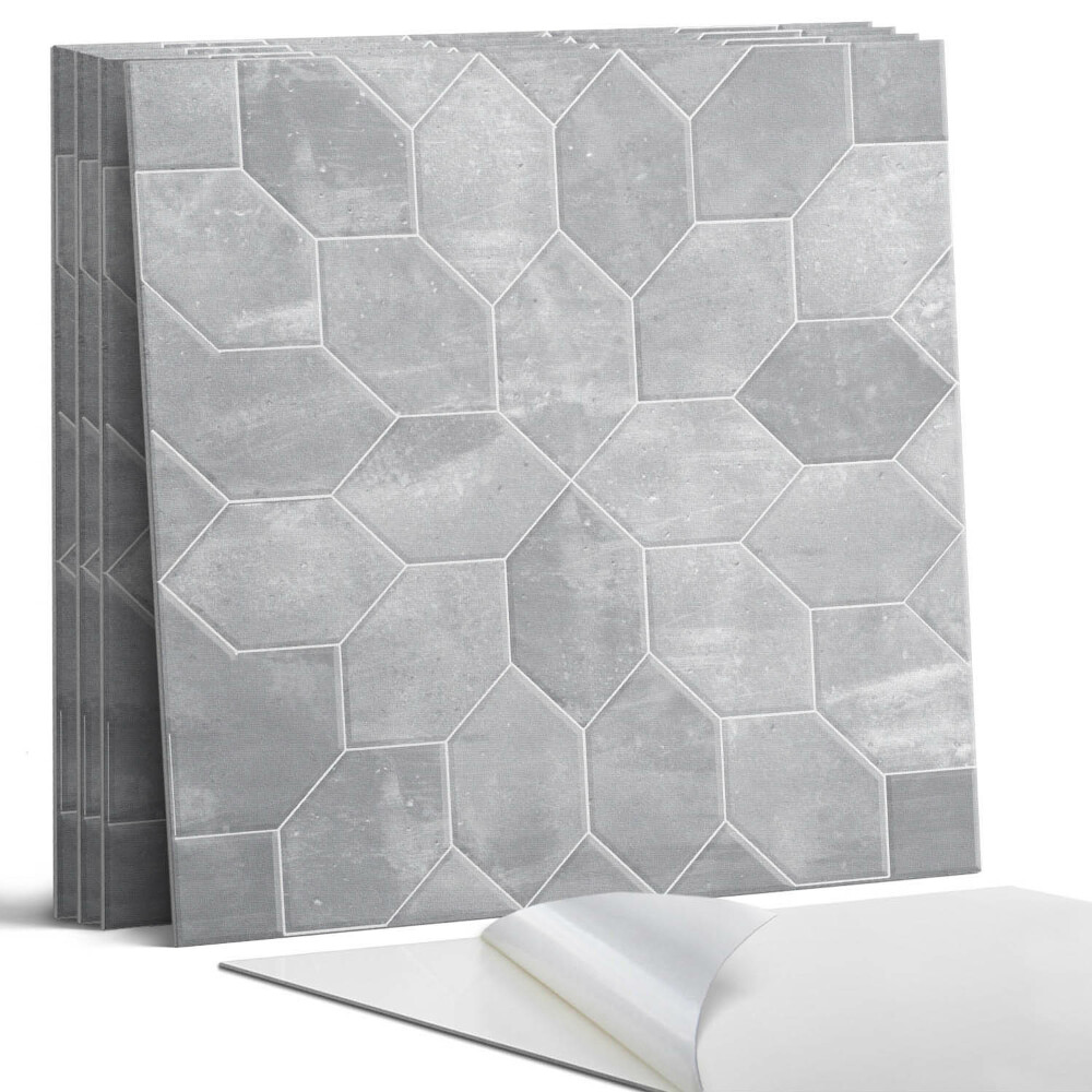 Panel ścienny pcv Wzór heksagonalny w mozaice