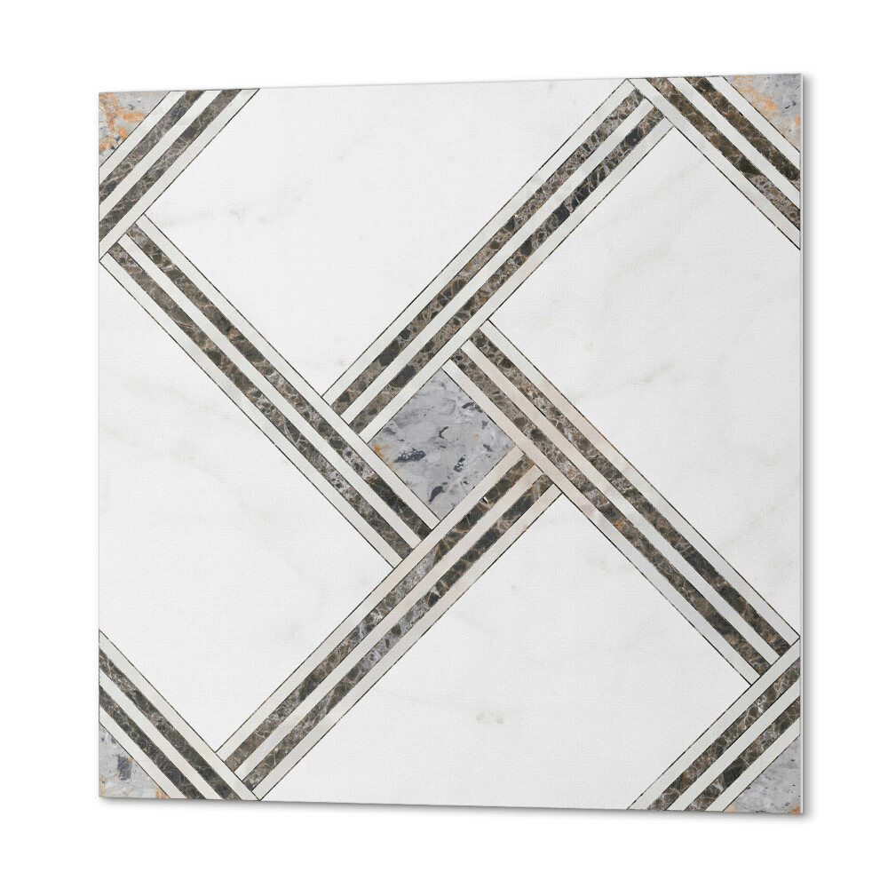 Panel samoprzylepny kwadratowy Wzór geometryczny z liniami
