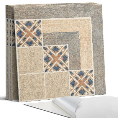 Panel dekoracyjny kwadratowy Geometryczne wzory na płytkach