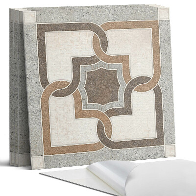 Panel samoprzylepny kwadratowy Geometryczny wzór kafli