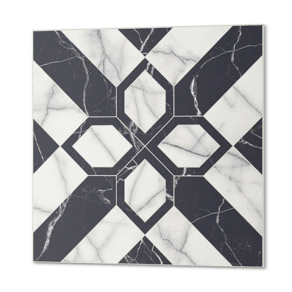 Panel samoprzylepny kwadratowy Geometryczny wzór marmurowy