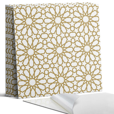 Panel samoprzylepny kwadratowy Geometryczny wzór z gwiazdami