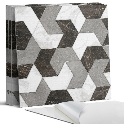 Panel ścienny pcv Geometryczny wzór płytek