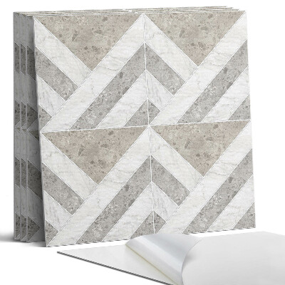 Panel samoprzylepny kwadratowy Geometryczny wzór w płytkach