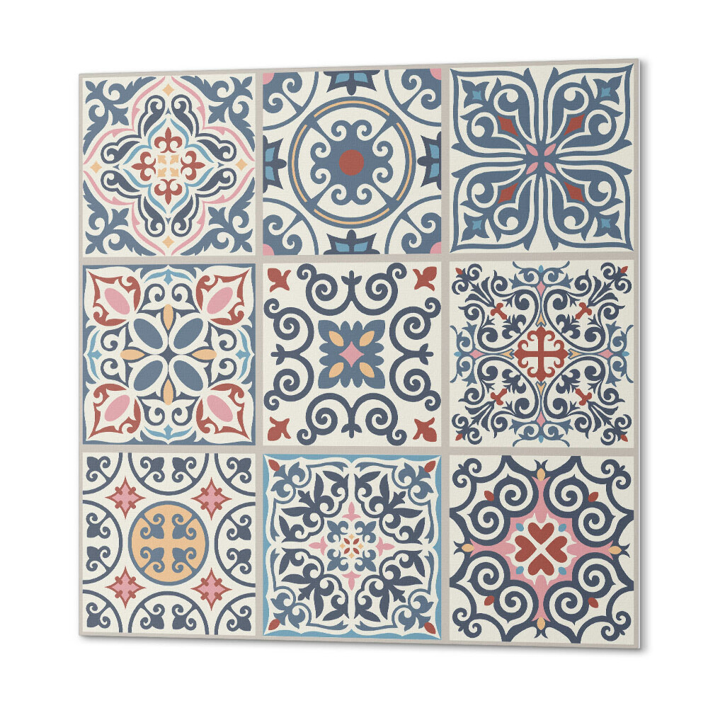 Panel dekoracyjny kwadratowy Wzory w stylu mozaiki