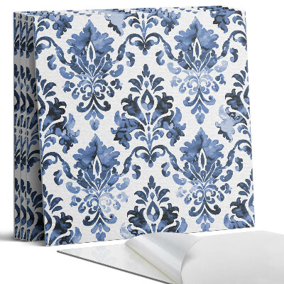 Panel samoprzylepny kwadratowy Kwiatowy wzór w stylu barokowym