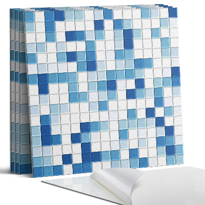 Panel dekoracyjny kwadratowy Mozaika w odcieniach niebieskich