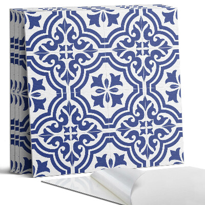 Panel ścienny pcv Wzór roślinny w kafelkach