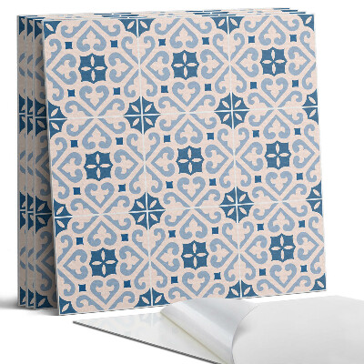 Panel samoprzylepny kwadratowy Wzór z ornamentami na płytkach