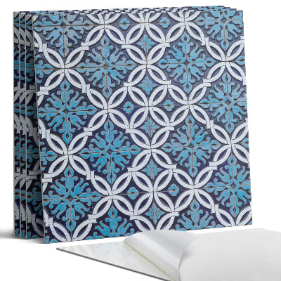 Panel ścienny pcv Wzór geometryczny z motywem kwiatowym