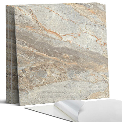 Panel samoprzylepny kwadratowy Wzór marmurowy z żyłkami